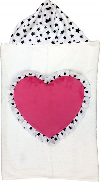 Ruffle Heart Boogie Baby Towel